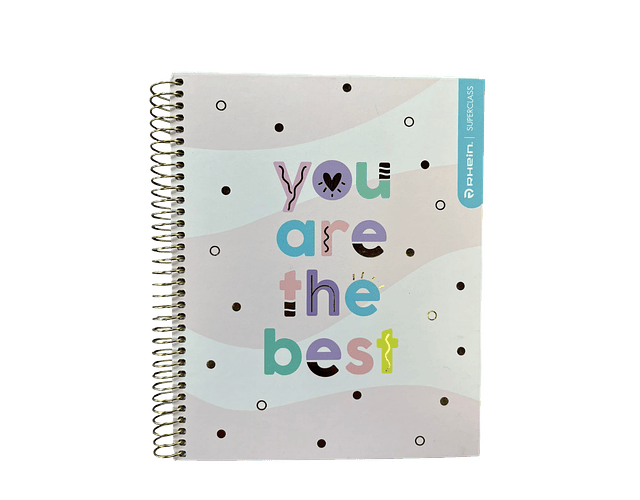 CUADERNO BOOK 120 HOJAS MAT 5MM PASTEL