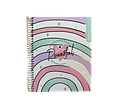 CUADERNO BOOK 120 HOJAS MAT 5MM PASTEL