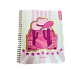 CUADERNO UNIVERSITARIO 100 HOJAS 7MM COW GIRL