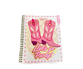 CUADERNO UNIVERSITARIO 100 HOJAS 7MM COW GIRL