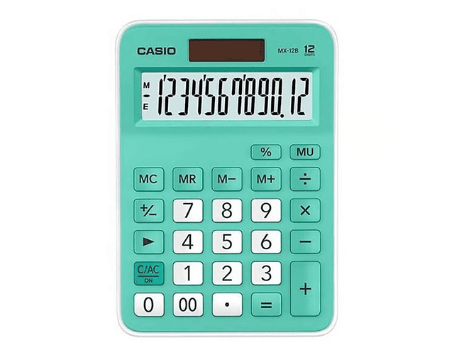 CALCULADORA MX-12B VERDE