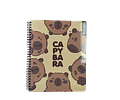 CUADERNO UNIVERSITARIO 100 HOJAS 7MM CAPIBARA