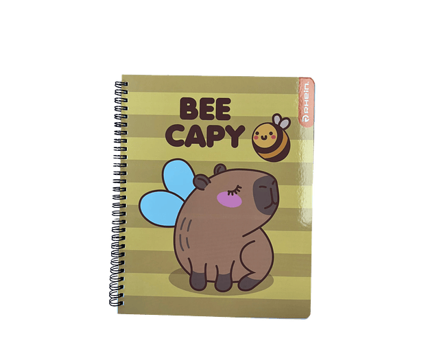 CUADERNO UNIVERSITARIO 100 HOJAS 7MM CAPIBARA