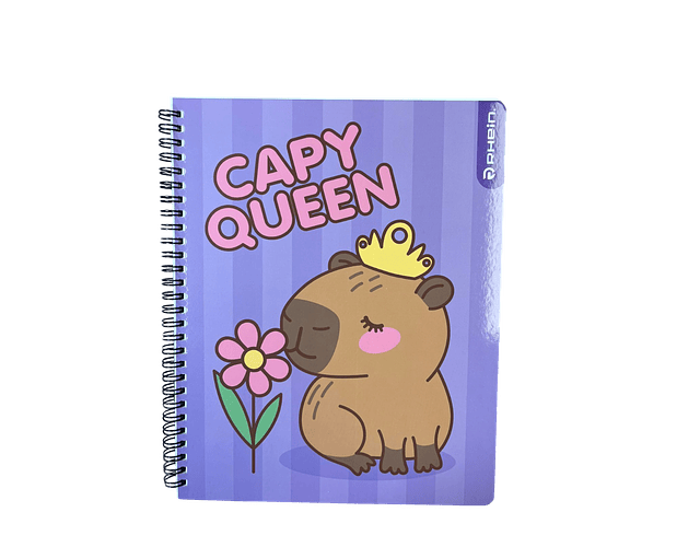 CUADERNO UNIVERSITARIO 100 HOJAS 7MM CAPIBARA