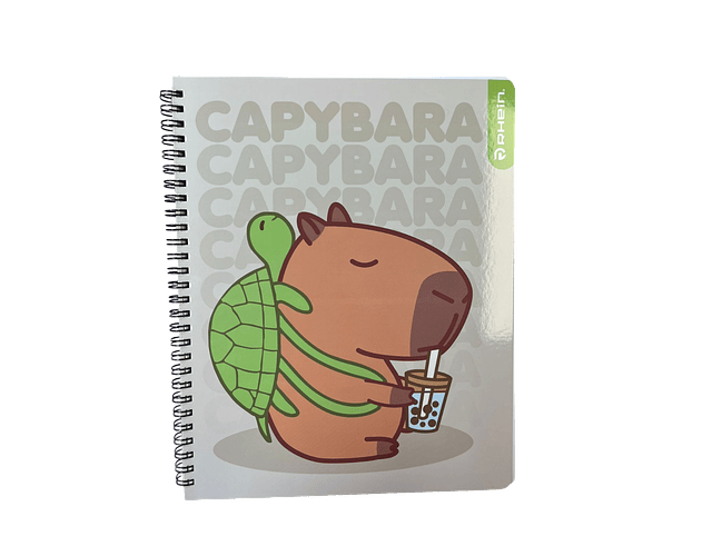 CUADERNO UNIVERSITARIO 100 HOJAS 7MM CAPIBARA