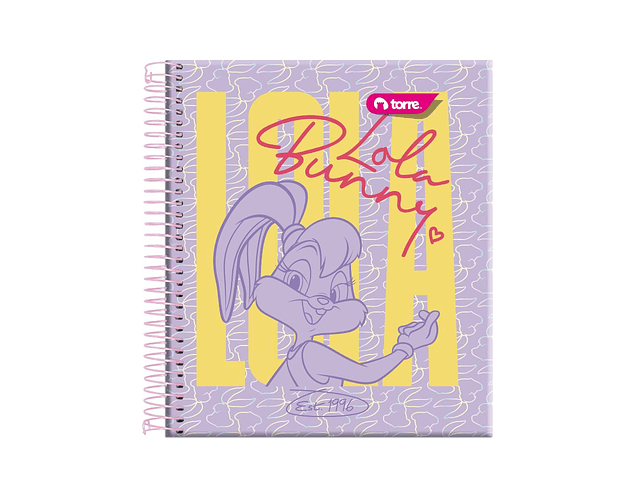 CUADERNO BOOK 150 HJS 7MM LOLA BUNNY 