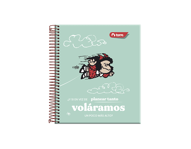 CUADERNO BOOK 15O HJS 7MM MAFALDA