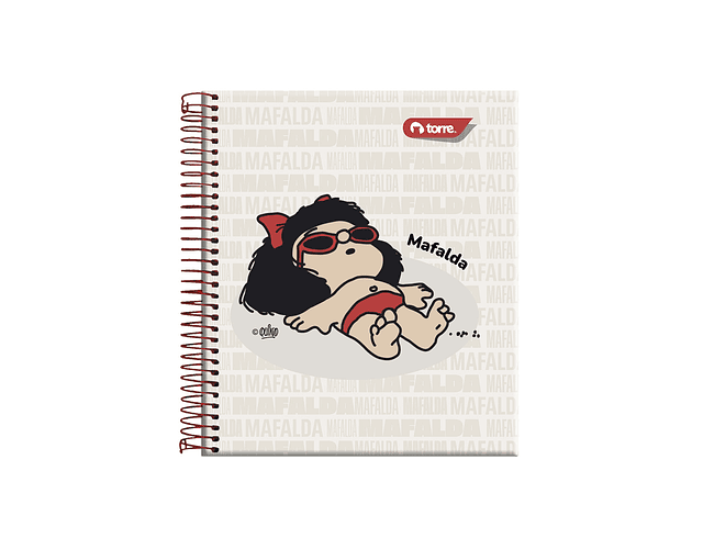 CUADERNO BOOK 15O HJS 7MM MAFALDA