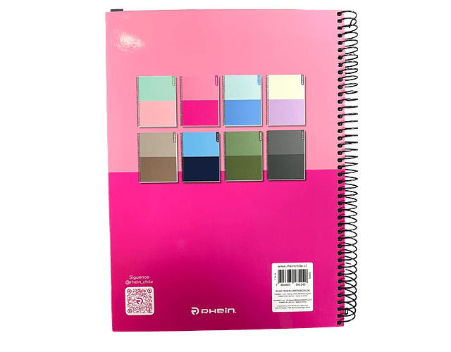 CUADERNO TOP 120 HOJAS BICOLOR