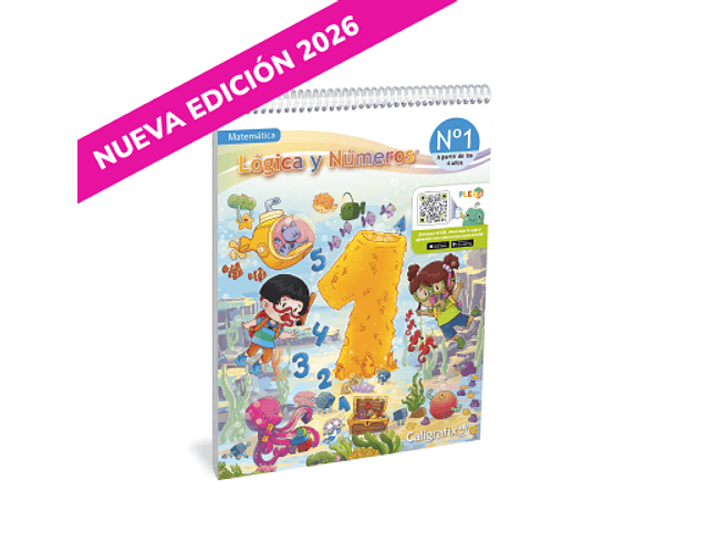 CUADERNO CALIGRAFIX LÓGICA Y NÚMEROS N°1
