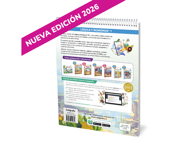 CUADERNO CALIGRAFIX LÓGICA Y NÚMEROS N°1