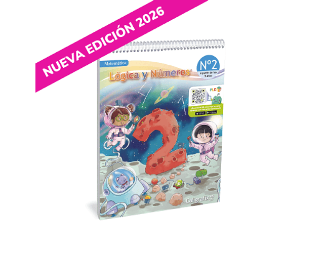 CUADERNO CALIGRAFIX LÓGICA Y NÚMEROS N°2