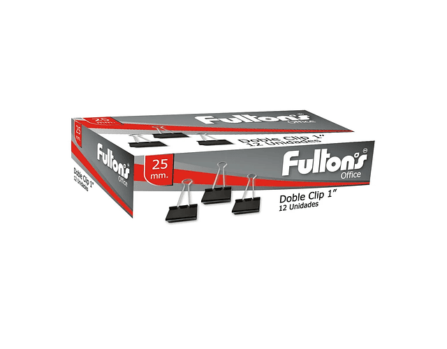 APRETADOR DOBLE CLIP 25 MM