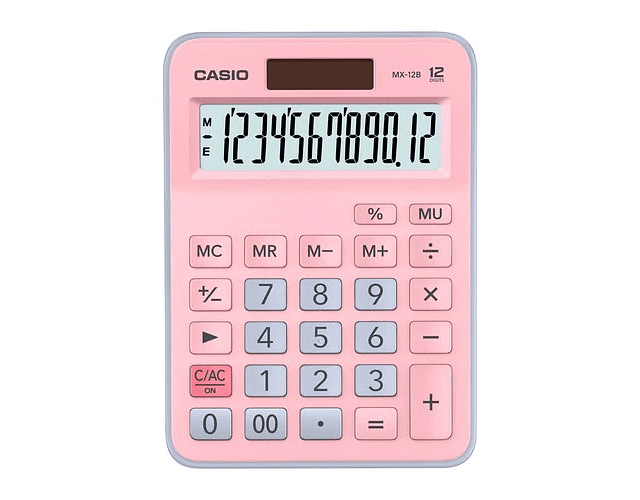 CALCULADORA MX-12B ROSADO