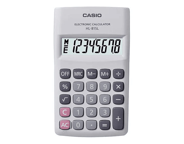 CALCULADORA CASIO HL-815 WHITE