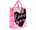BOLSA DE REGALO AMOR 18X23X10CM 