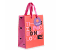 BOLSO DE REGALO AMOR 15X20X8CM 
