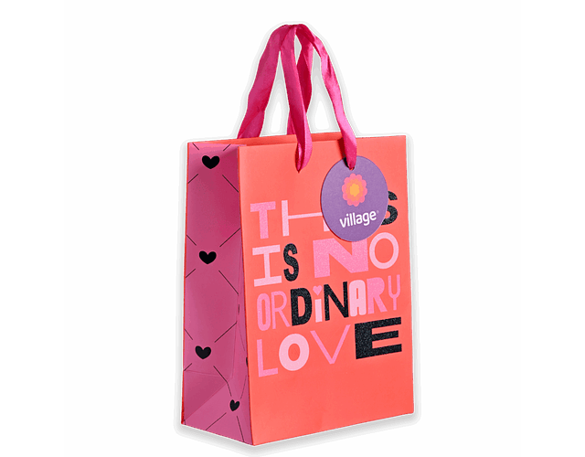 BOLSO DE REGALO AMOR 15X20X8CM 