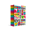 BOLSA DE REGALO AMOR 26X33X13CM 