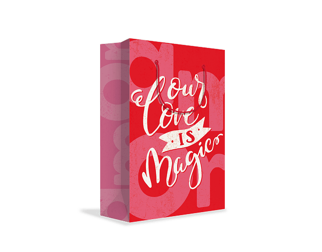 BOLSA DE REGALO AMOR 26X33X13CM 