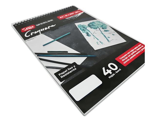 CROQUERA A4 80GRS 40HOJAS 21 x 29,7 CM 