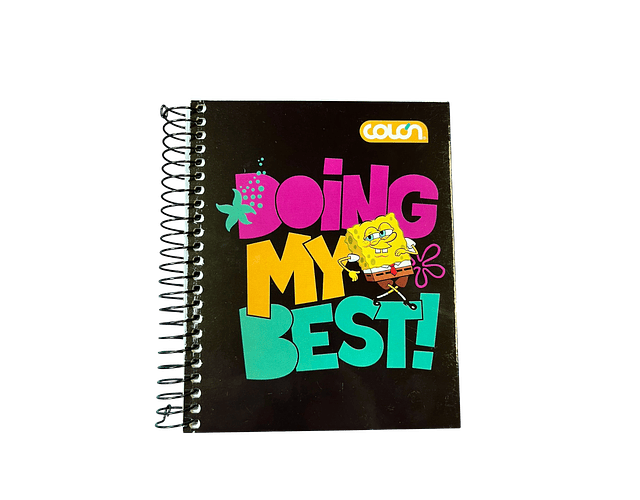 CUADERNO ESPECIAL MINI 90 HOJAS 5MM BOB ESPONJA