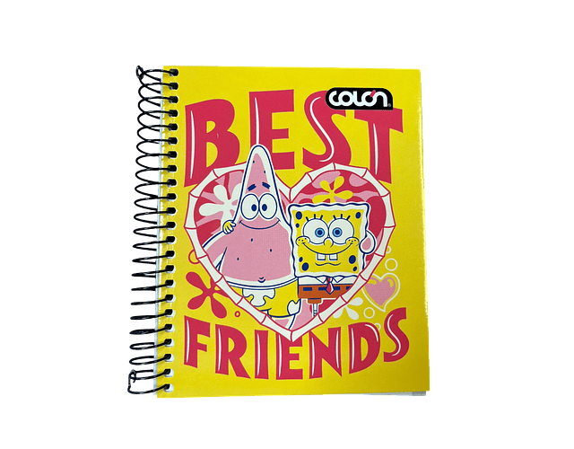 CUADERNO ESPECIAL MINI 90 HOJAS 5MM BOB ESPONJA