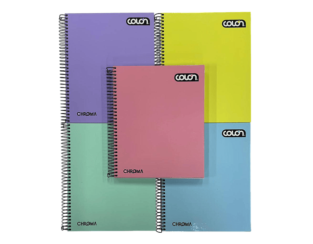 CUADERNO BOOK CHROMA 120 HOJAS 