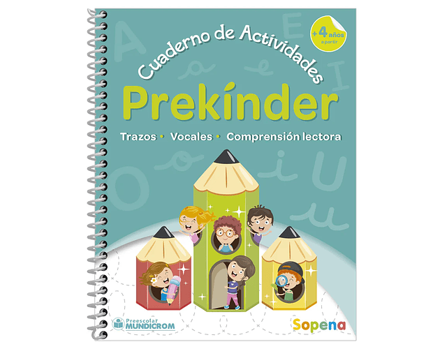 CUADERNO DE ACTIVIDADES PREKINDER. SOPENA