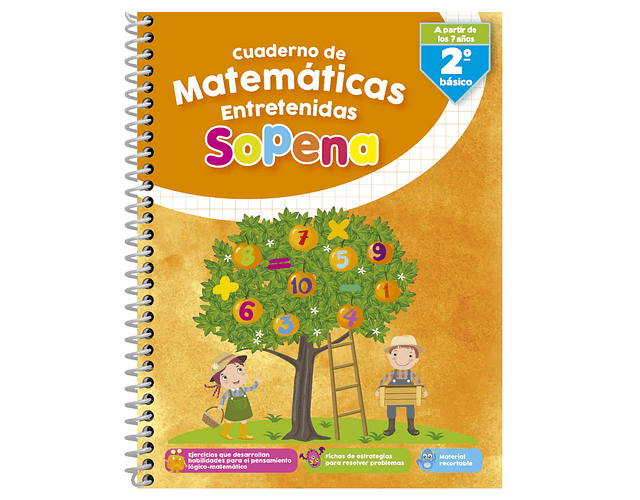 MATEMÁTICAS ENTRETENIDAS 2 A PARTIR DE LOS 7 AÑOS SOPENA