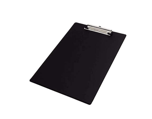 CARPETA ANOTADOR VINILICO OFICIO NEGRO. JM IMPORT