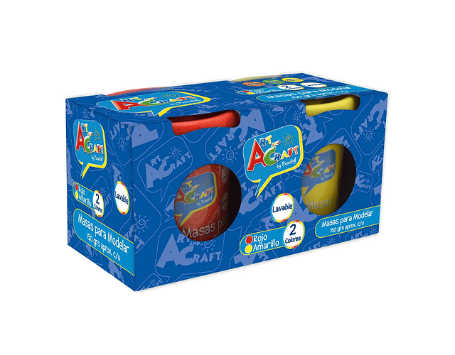 MASA PARA MODELAR 2 COLORES 150GRS. 