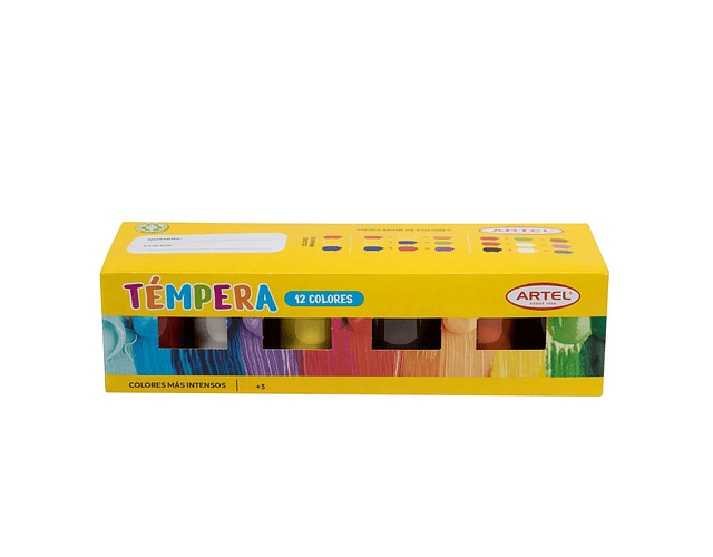 TEMPERA 12 COLORES ARTEL 