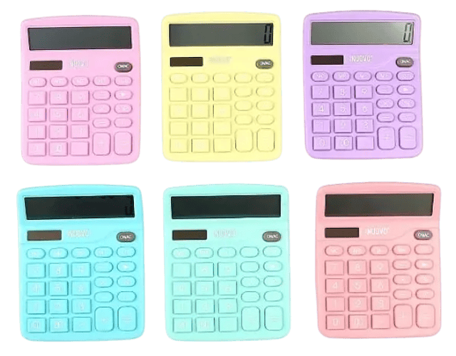 CALCULADORA DE ESCRITORIO PASTEL