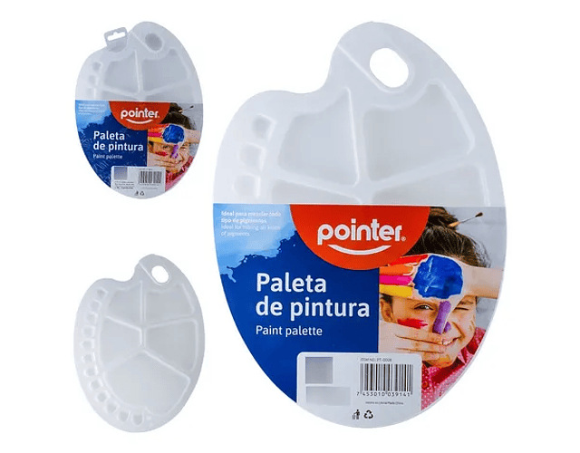 PALETA  PLASTICA PARA MEZCLAR PINTURA