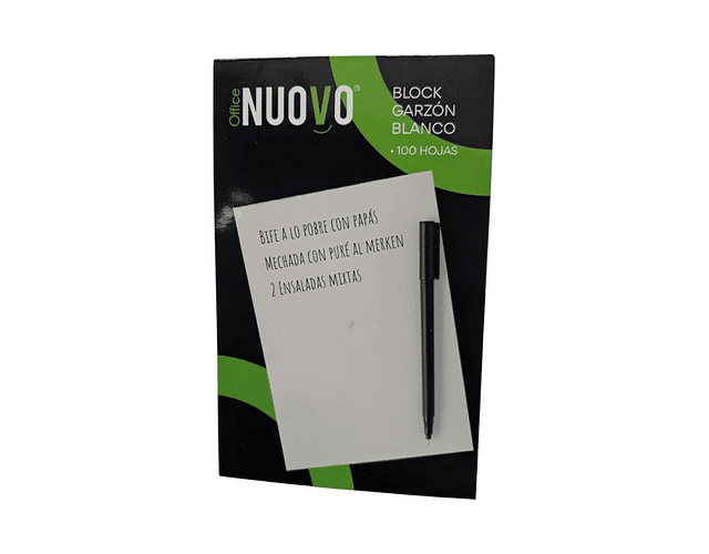 BLOCK GARZÓN BLANCO 100 HOJAS