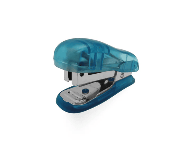 BLISTER CORCHETERA PLASTICA MINI 10 HOJAS AZUL