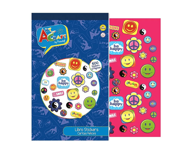 LIBRO STICKER CARITAS FELICES 