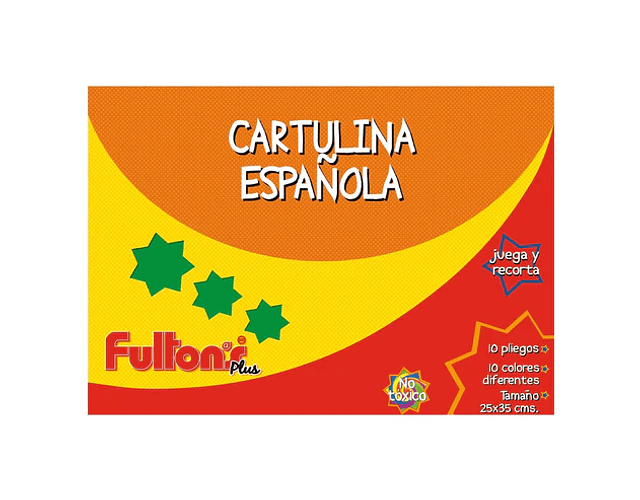 CARPETA CARTULINA ESPAÑOLA 10 HOJAS