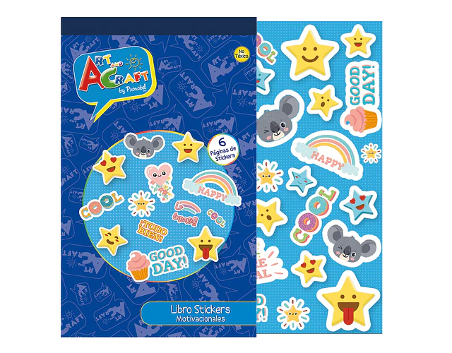 STICKER LIBRO 6 PÁGINAS MOTIVACIONALES