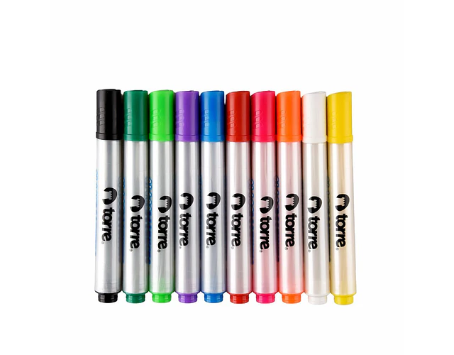 MARCADORES GLASSMARKERS 10 COLORES