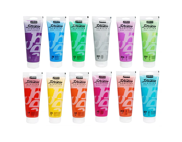 ACRILICO STUDIO 100ML. PEBEO DIFERENTES COLORES