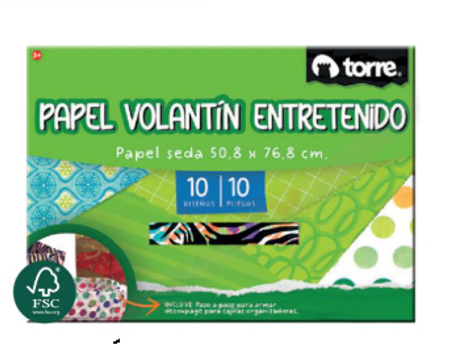 CARP.ESCOLAR PAPEL VOLANTÍN ENTRETENIDO 10HJS