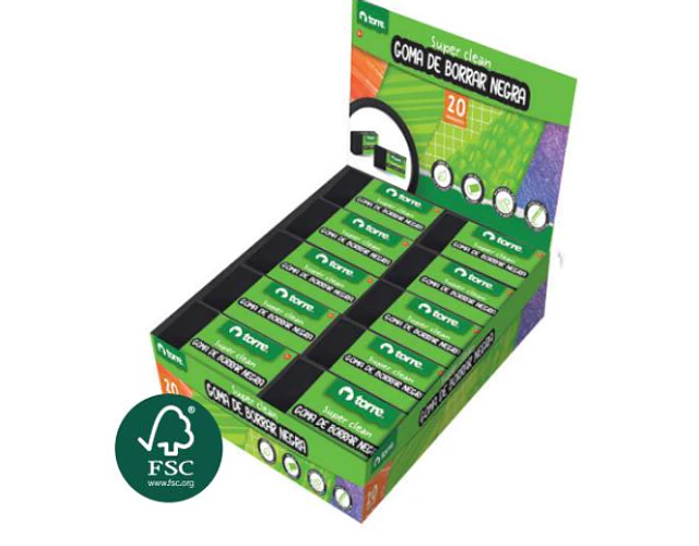 GOMA DE BORRAR NEGRA GRANDE