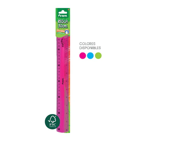 BL. REGLA FLEXIBLE 30CM