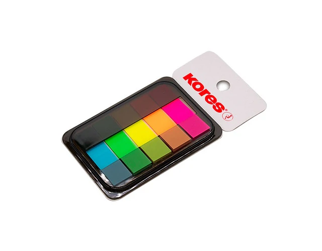 SEPARADOR PAGINAS PFS NEON 5 COLORES 44X12 20 HJS