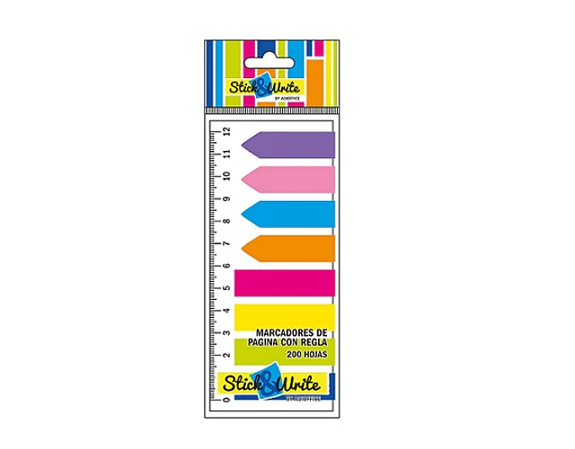 BANDERITA ADHESIVA 7 COLORES 