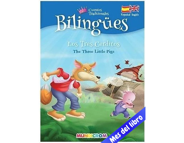 TRES CERDITOS -BLANCANIEVES - BILINGUES