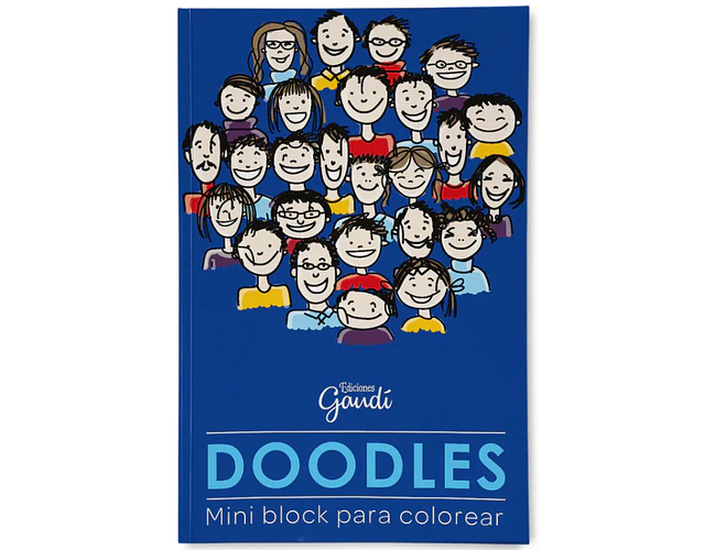MINI BLOCK DE COLOREAR - DOODLES