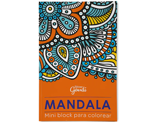 MINI BLOCK DE COLOREAR - MANDALAS